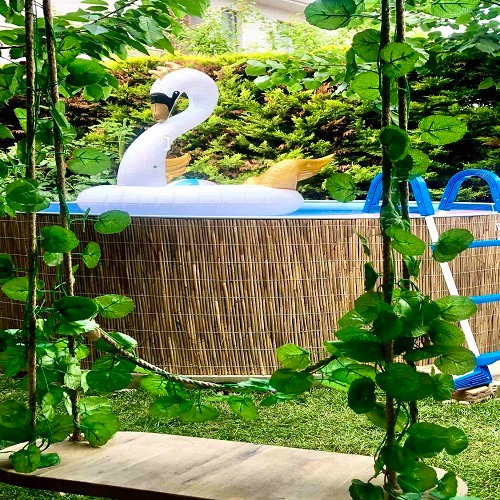 Dekoratif Doğal Hasır Kamış Çit 1,50m x 5m 
