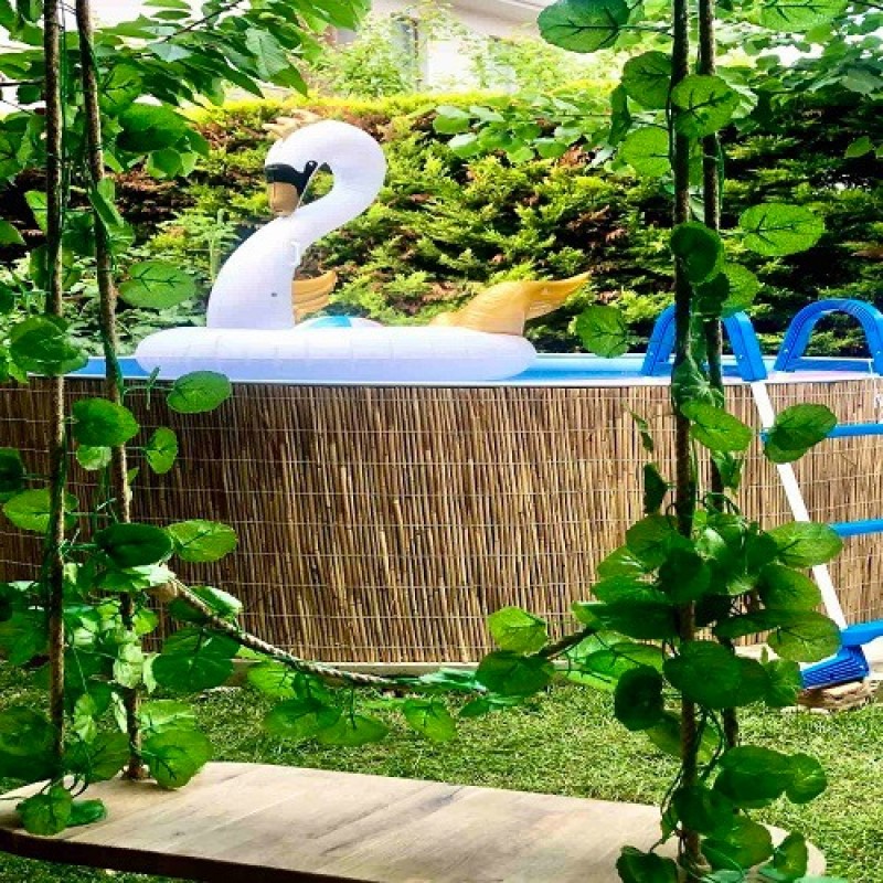 Dekoratif Doğal Hasır Kamış Çit 1,50m x 5m Dekoratif Doğal Hasır Kamış Çit 1,50m x 5m