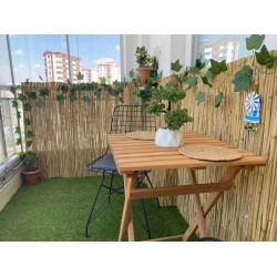Dekoratif Doğal Hasır Kamış Çit 90 cm x 5 metre