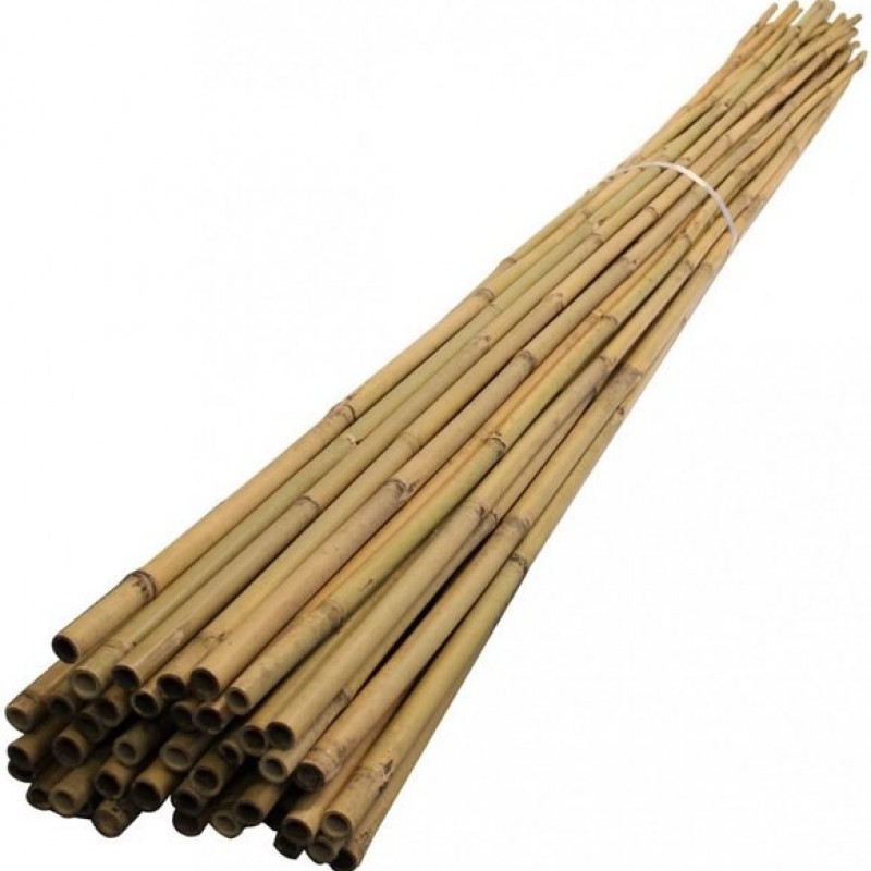 Dekoratif Doğal Hasır Bambu Çubuk 1,50 Metre 20 Adet.