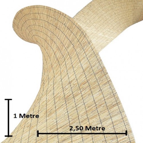 Dekoratif Doğal Hasır Kamış Çit 1m x 2,50m Dekoratif Doğal Hasır Kamış Çit 1m x 2,50m
