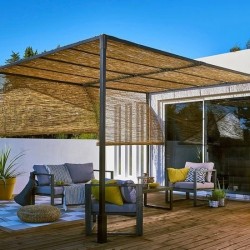 Dekoratif Doğal Hasır Kamış Çit 2m x 4,50m 