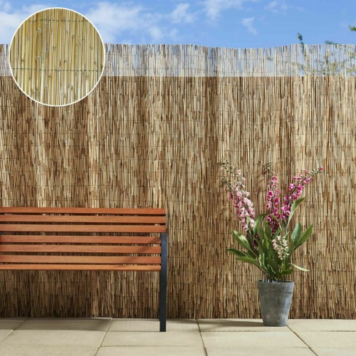 Dekoratif Doğal Hasır Kamış Çit 1,50m x 6m 