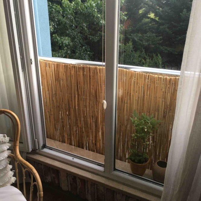 Dekoratif Doğal Hasır Kamış Çit 1m x 6m