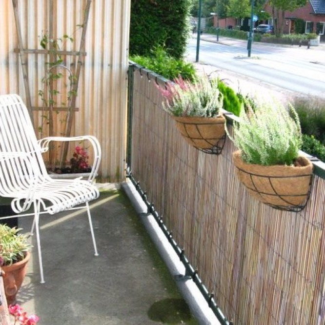 Dekoratif Doğal Hasır Kamış Çit 1m x 6m