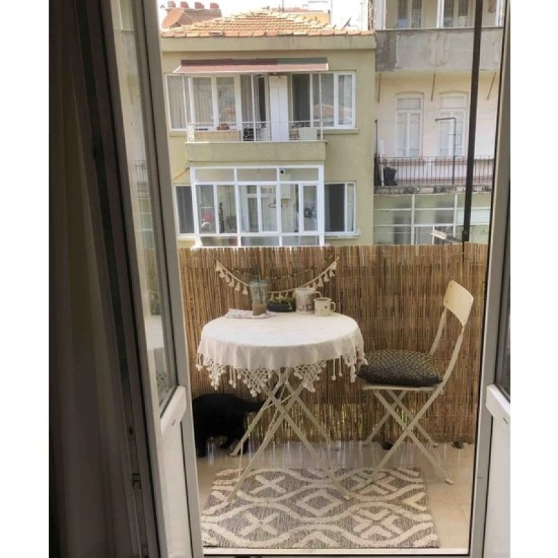 Dekoratif Doğal Hasır Kamış Çit 1,50m x 6m