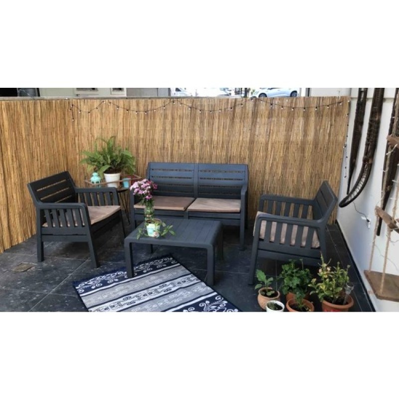 Dekoratif Doğal Hasır Kamış Çit 1,50m x 6m